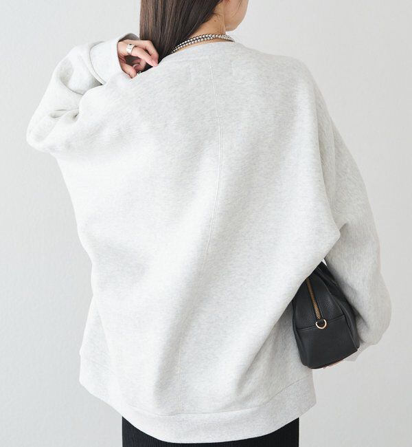  「裏ボアロゴ刺繍スウェット」|プルオーバー|