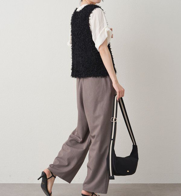  「リボンヤーンビスチェ」|ニット・セーター|