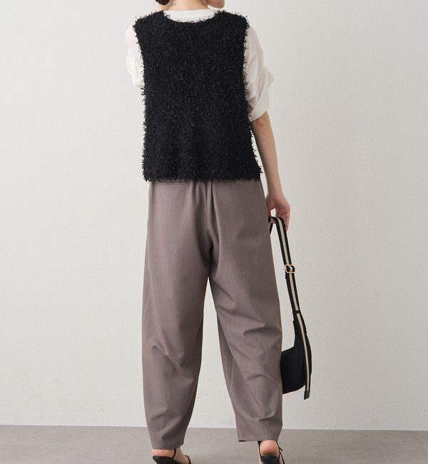  「リボンヤーンビスチェ」|ニット・セーター|