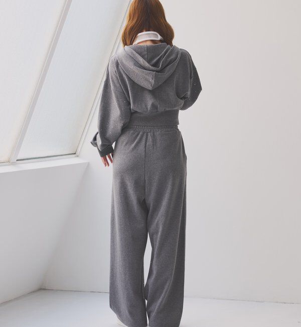  「セットアップ対応／裾ビジューカットパンツ」|その他|