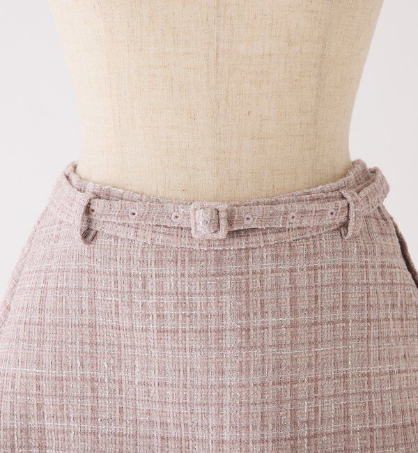  「【LouLoumei】異素材ミックスツイードセットアップ」|その他|