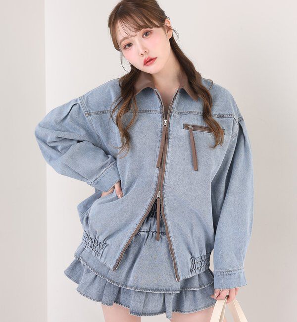  「【REVIVAL】WEB限定/セットアップ対応/ティアードミニスカート」|スカート|