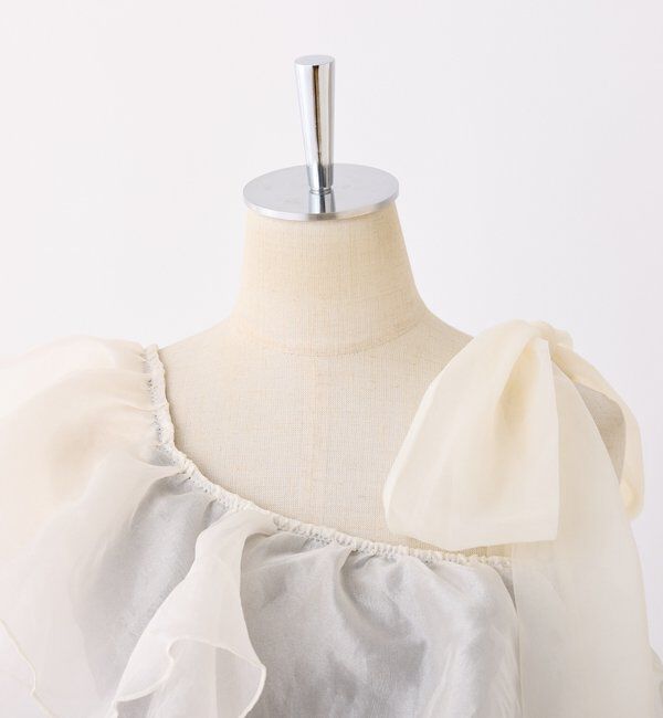  「swimwear/肩リボンワンショル+フレアミニスカート(3点セット)」|その他|