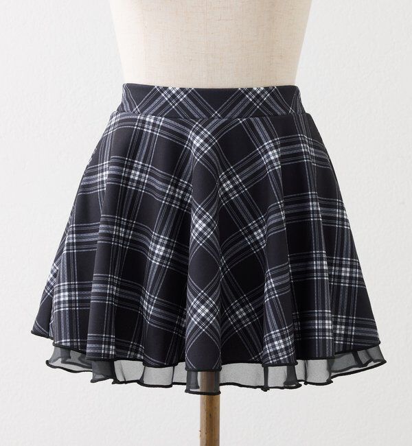  「swimwear/肩リボンワンショル+フレアミニスカート(3点セット)」|その他|