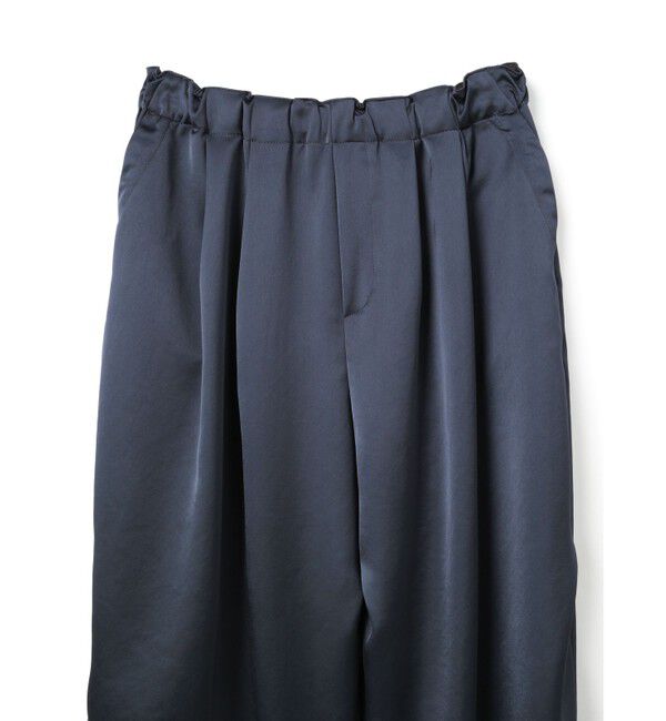 mizuiro ind「mizuiro ind サテンワイドカーゴパンツ」|カーゴ|