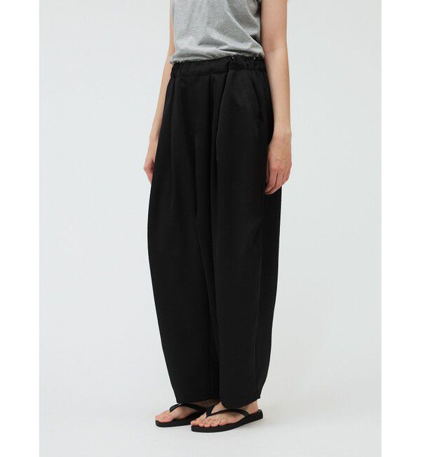 mizuiro ind「mizuiro ind サテンワイドカーゴパンツ」|カーゴ|