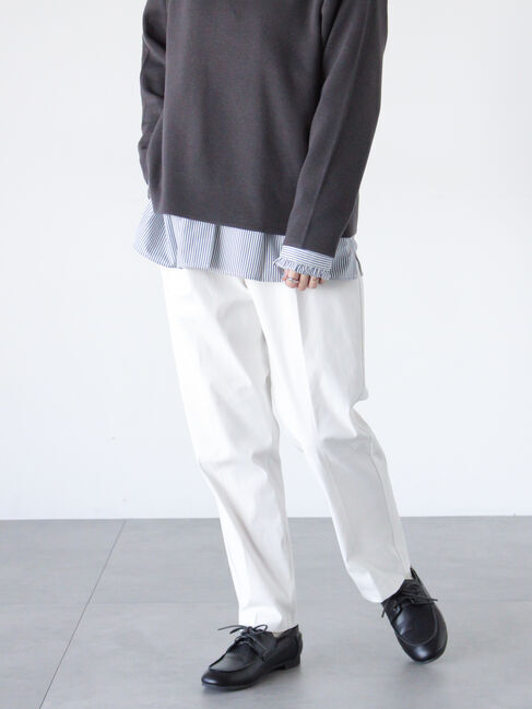 Lugnoncure「ストレッチテーパードパンツ」|その他|オフホワイト