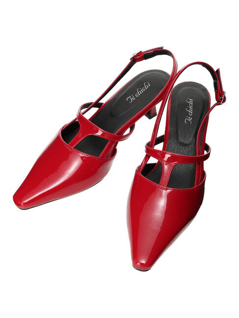 Te chichi「ポインテッドTストラップミュール《2025spring catalog item》」|パンプス|