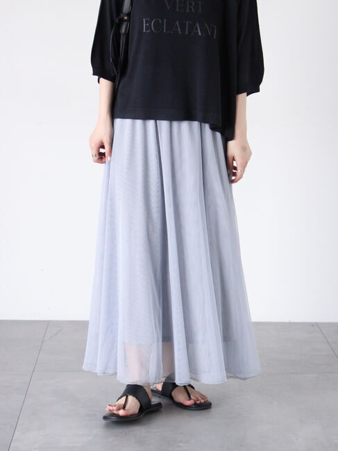 Lugnoncure「チュールギャザースカート」|スカート|