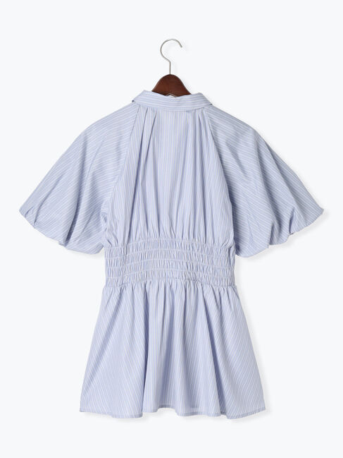 Te chichi「【松井愛莉着用】バルーンスリーブシャツチュニック」|シャツ・ブラウス|