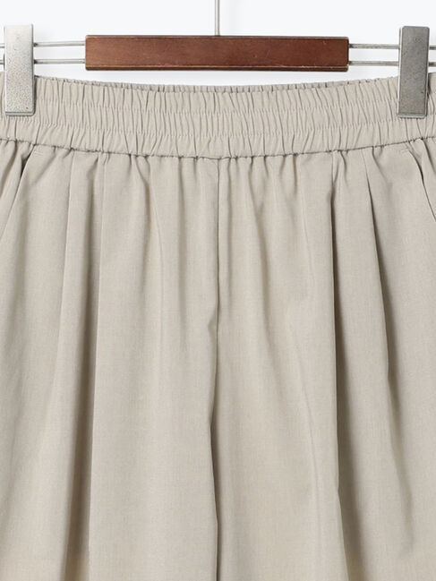 Te chichi TERRASSE「麻調タック入りイージーパンツ」|その他|