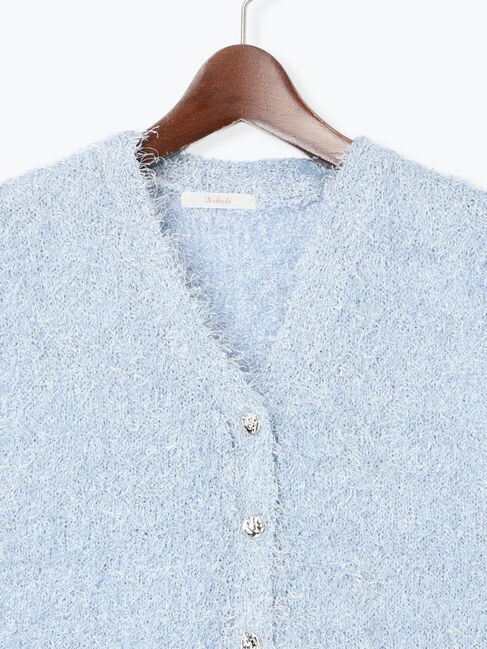 Te chichi「金釦ポケットシャギーニットベスト」|ダウンベスト・ベスト|