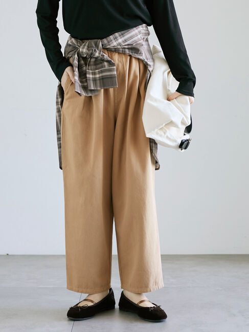 Lugnoncure「【選べる着丈】アソートストレートイージーパンツ」|その他|ベージュ