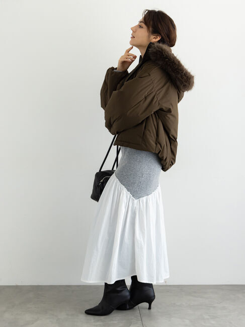 Te chichi「【宮本茉由着用】フードショートダウンジャケット」|その他|