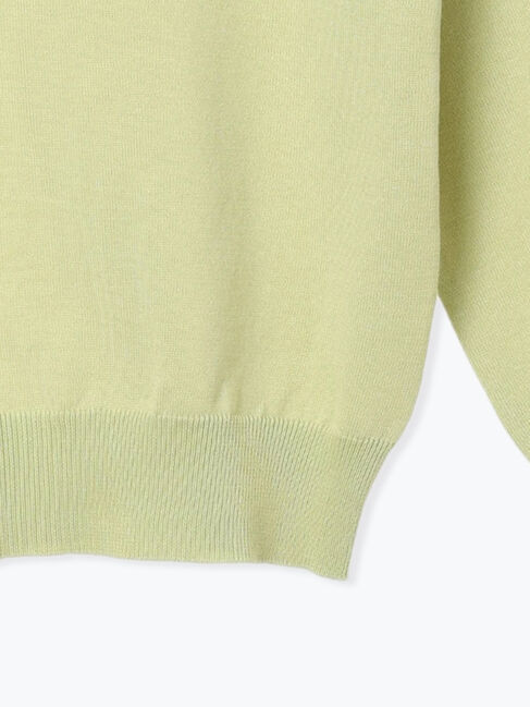 Te chichi TERRASSE「袖口金釦ハイネックニット」|ニット・セーター|