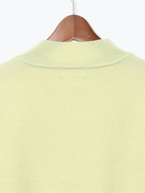 Te chichi TERRASSE「袖口金釦ハイネックニット」|ニット・セーター|