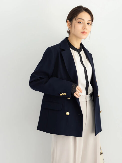 Te chichi「【セレモニーアイテム】テーラードWブレストジャケット（セットアップ可）」|その他|