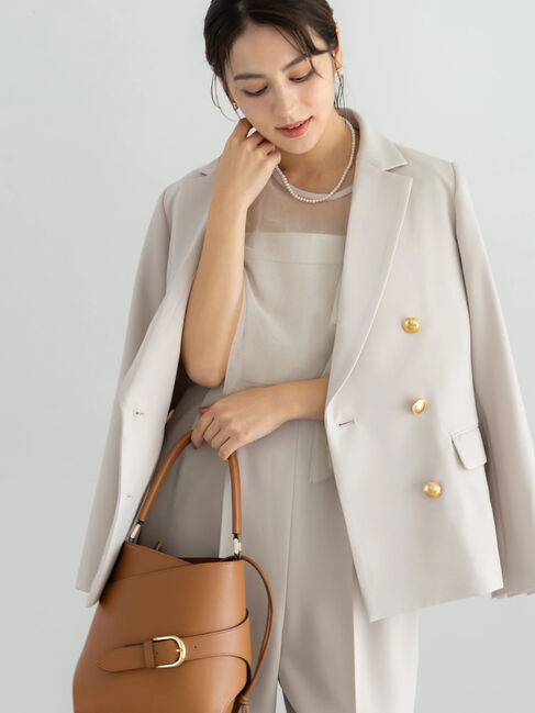 Te chichi「【セレモニーアイテム】テーラードWブレストジャケット（セットアップ可）」|その他|