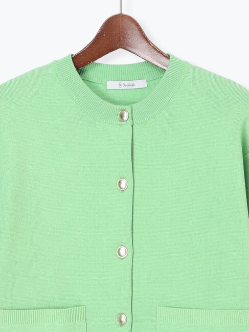 Te chichi「ミラノリブポケットクルーカーディガン」|カーディガン|