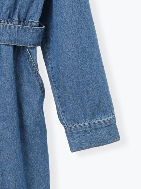 Te chichi「ウエストマークデニムシャツワンピース」|ワンピース|