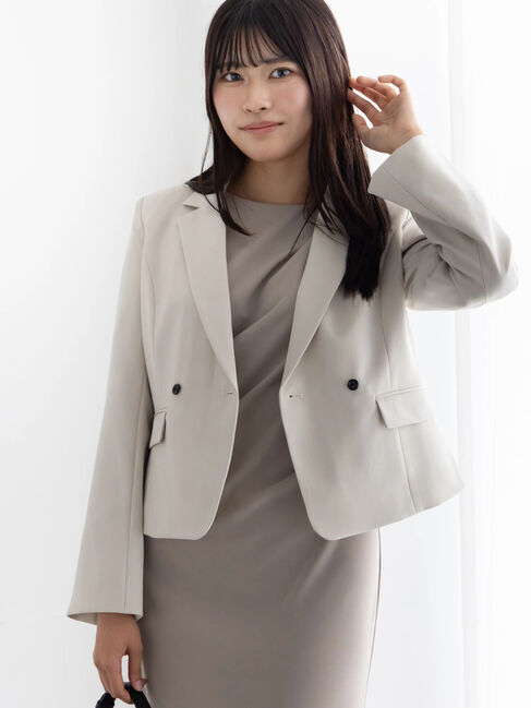 Te chichi「フレア袖クロップトテーラードジャケット」|その他|