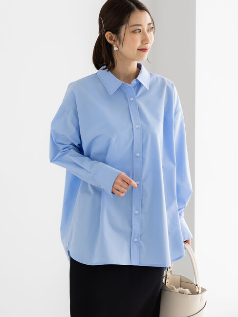 Te chichi「オーバーサイズシャツ」|シャツ・ブラウス|サックスブルー