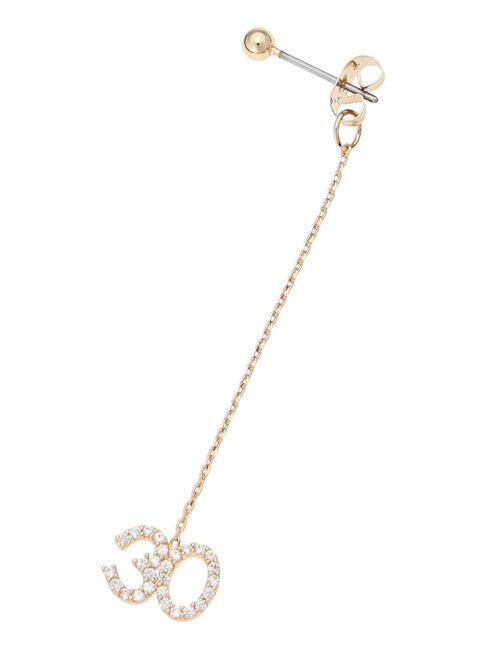 Te chichi「ナンバーチェーンピアス30」|ピアス|