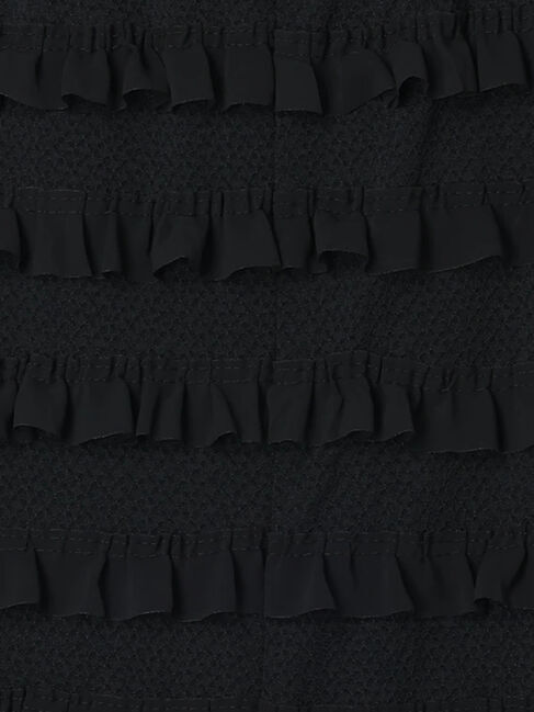 Samansa Mos2「オーバーレースフリルナロースカート」|スカート|