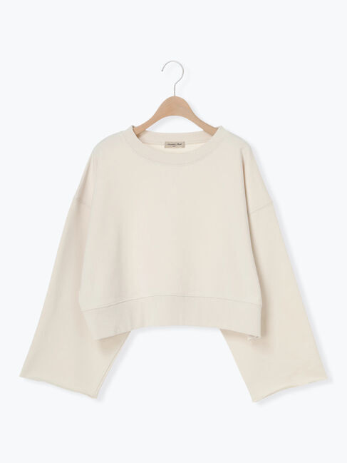 Samansa Mos2「◎ショート丈スウェット」|Tシャツ・カットソー|