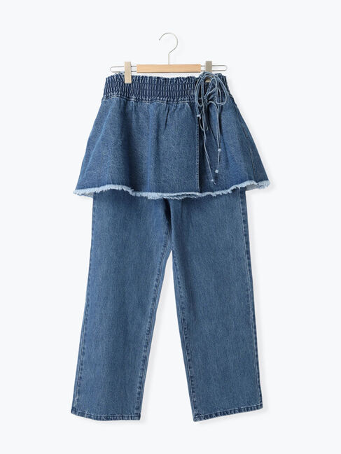 Samansa Mos2「スカートセットデニムパンツ」|その他|