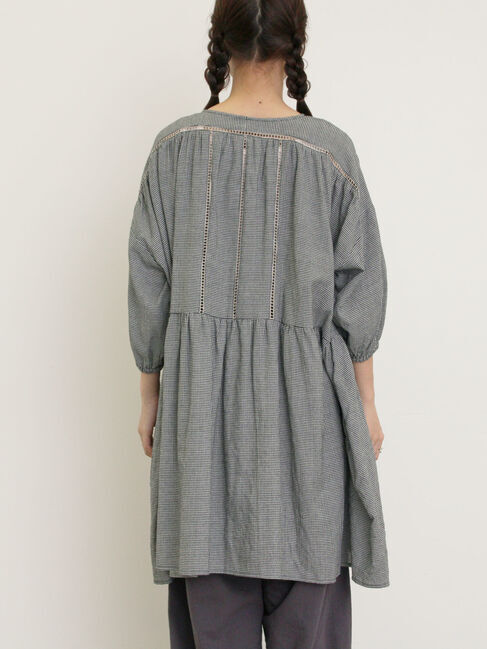 Samansa Mos2「はしごレースふんわりチュニック」|シャツ・ブラウス|