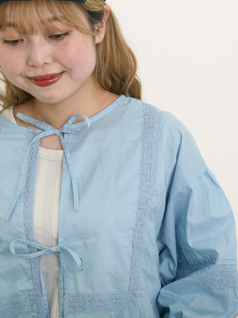 Samansa Mos2「パッチワークレースブラウス」|シャツ・ブラウス|