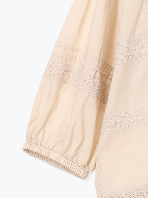 Samansa Mos2「パッチワークレースブラウス」|シャツ・ブラウス|