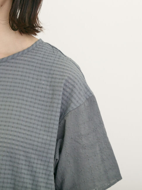 Samansa Mos2「【S/Mサイズ】オーバーレース切替ワンピース」|ワンピース|