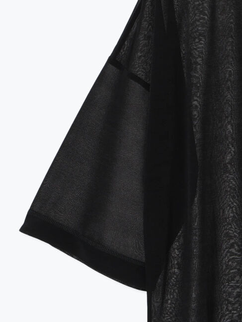 Samansa Mos2 blue「◎シアープルオーバー」|Tシャツ・カットソー|