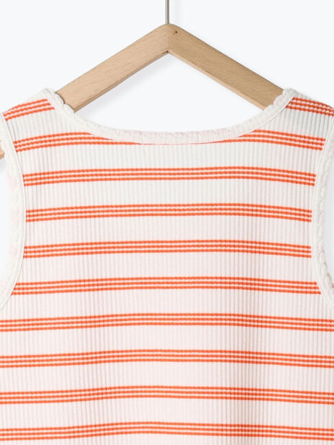 Samansa Mos2 blue「◎アソートリブタンク」|Tシャツ・カットソー|