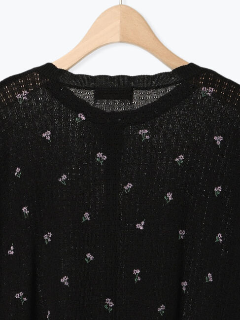 Samansa Mos2「小花柄プリントカーディガン」|カーディガン|