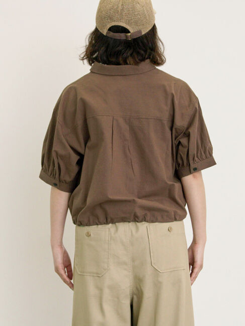 Samansa Mos2「ショート丈シャツ」|シャツ・ブラウス|