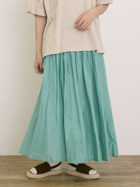 Samansa Mos2「インドボイル柄アソートスカート」|スカート|ミント