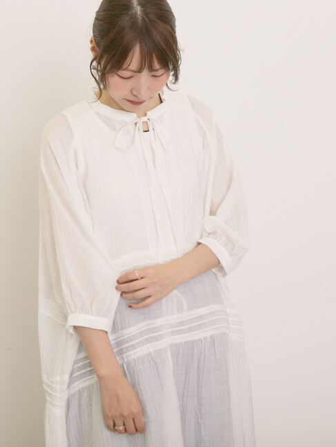 Samansa Mos2「【S/Mサイズ】◎レース切替ワンピース」|ワンピース|