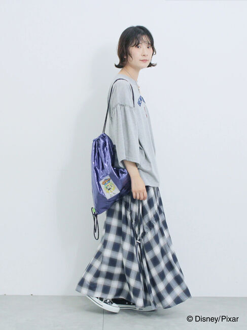 Samansa Mos2 blue「トイ・ストーリー/箔加工ナップザック」|その他|