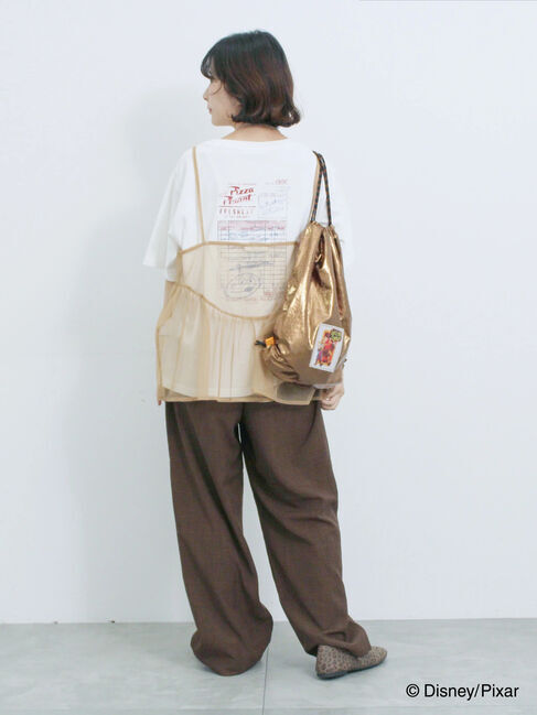 Samansa Mos2 blue「トイ・ストーリー/箔加工ナップザック」|その他|