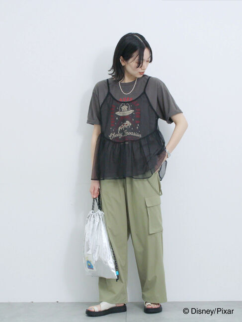 Samansa Mos2 blue「トイ・ストーリー/箔加工ナップザック」|その他|