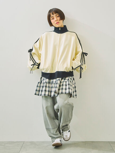 SM2「チェック柄フリルティアードミニスカート」|スカート|