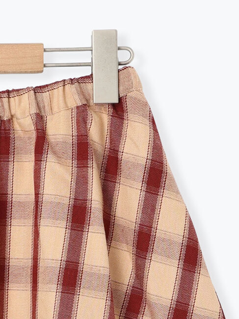 SM2「チェック柄フリルティアードミニスカート」|スカート|