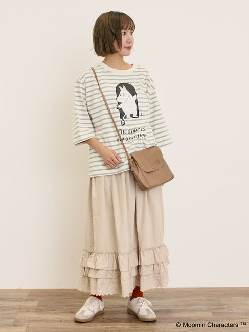 Samansa Mos2「【MOOMIN&times;Samansa Mos2】型押しポシェット」|その他|