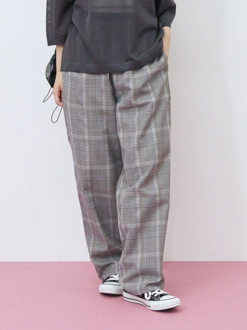 Samansa Mos2 blue「ダブルウエストアソートイージーパンツ」|その他|