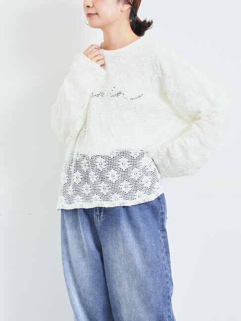 SM2「透かし柄ふくれジャカードプルオーバー」|Tシャツ・カットソー|キナリ