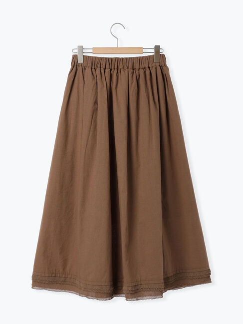 Samansa Mos2「【ゆべし&times;Samansa Mos2】裾フリルギャザースカート」|スカート|