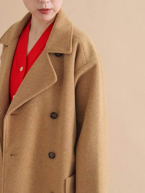 sm2rhythm「ダブルミドルコート」|その他|キャメル